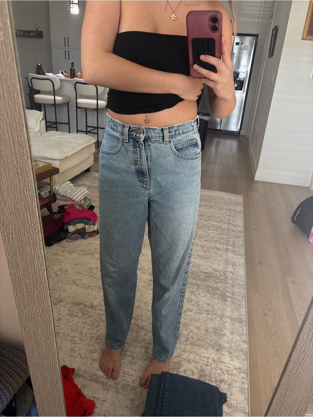 Geoffrey Beene Light Blue Straight-Leg Jeans